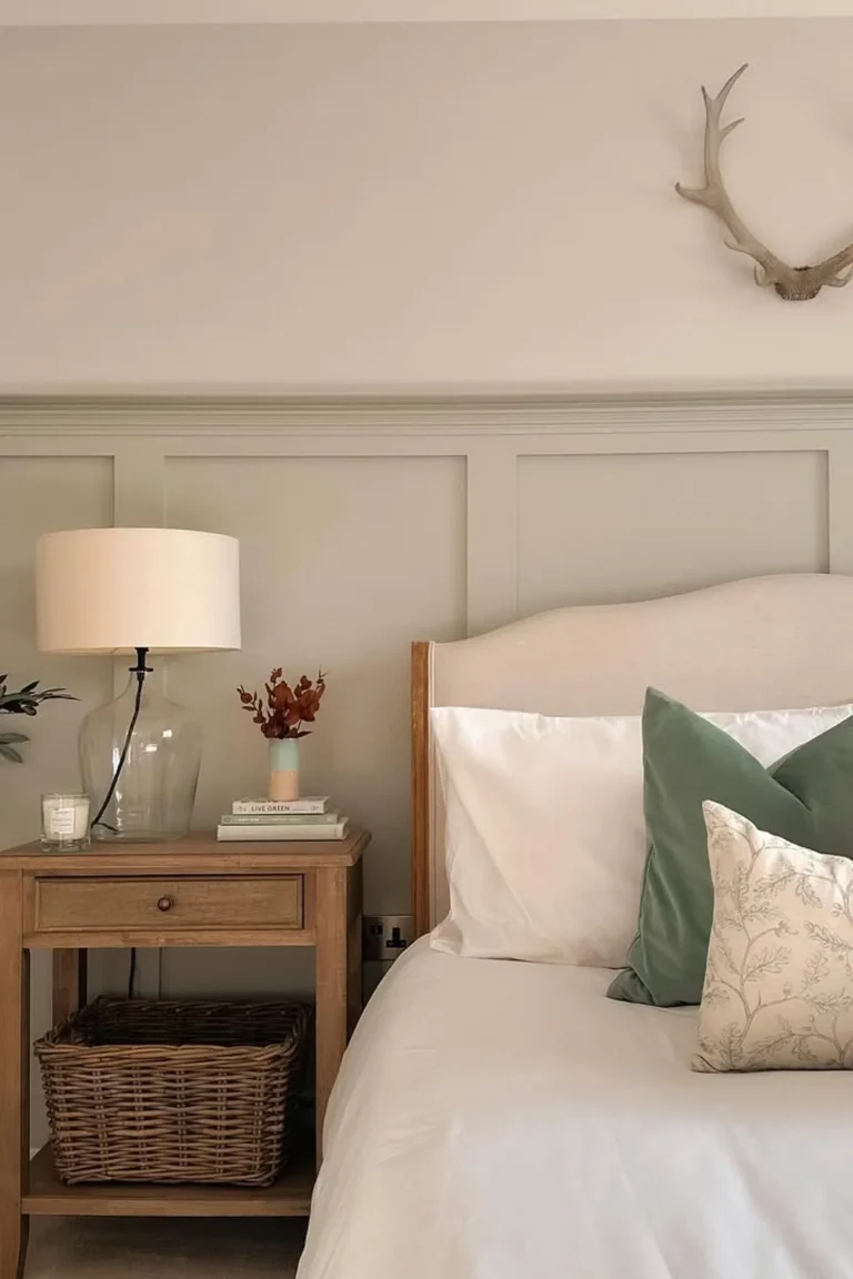 Serene Green: Transform Your Bedroom with Soft Sage and Neutral Tones