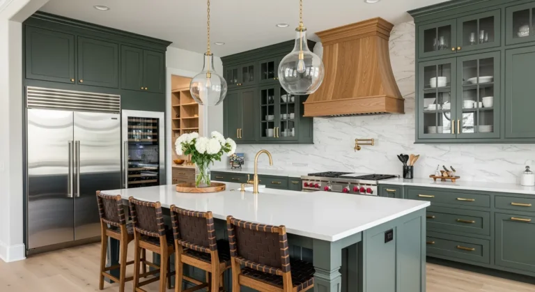 Green Kitchen Cabinets That Bring Color and Character to Your Kitchen