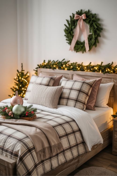 Christmas Bedroom Decor Ideas 2025 – Rustic, Minimalist & Trendy Accents