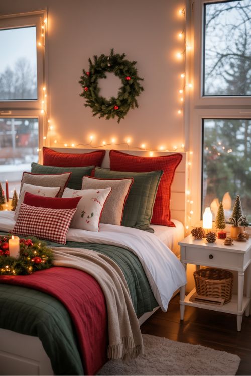 Christmas Bedroom Decor Ideas – Cozy & Festive Holiday Retreat