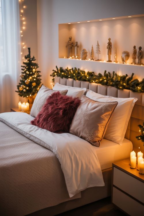 Christmas Bedroom Decor Ideas – Magical Lighting & Cozy Ambiance