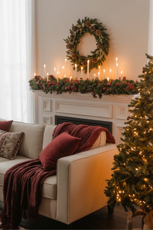 Christmas Decor Ideas for Living Room – Highlighting Key Focal Points