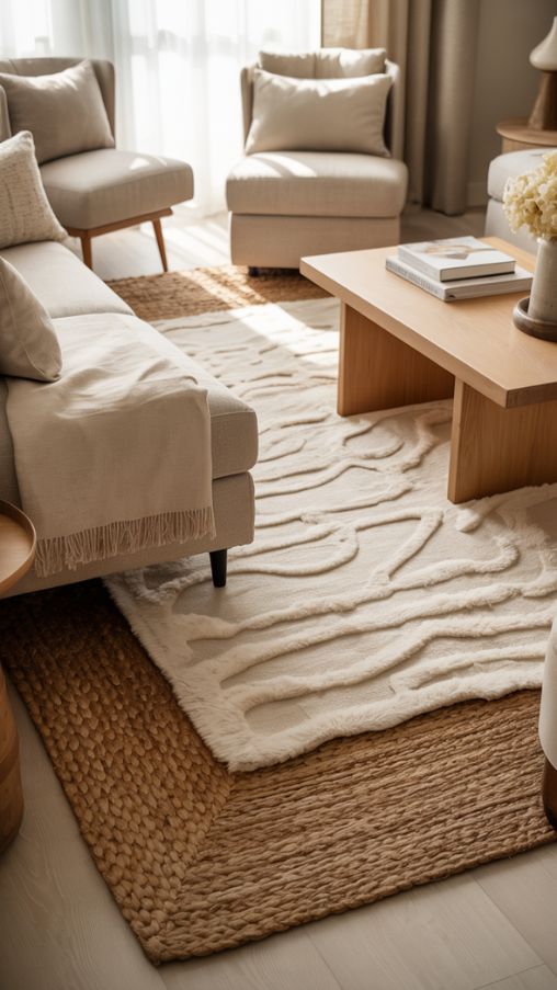 Using Rugs to Anchor Your Neutral Space