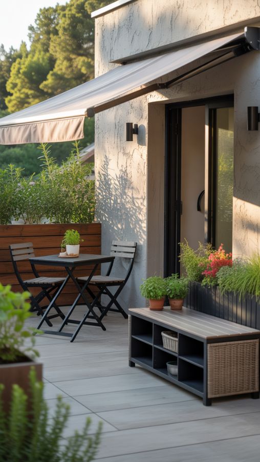 very small covered patio ideas