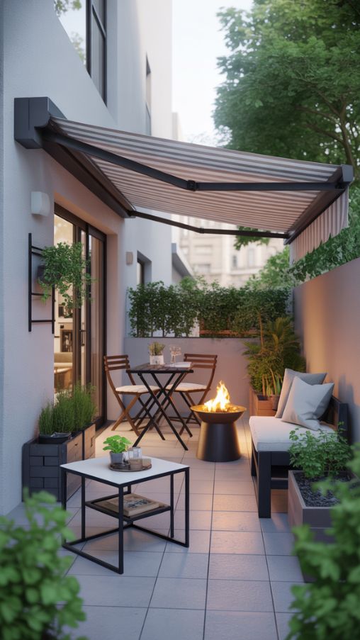 very small covered patio ideas
