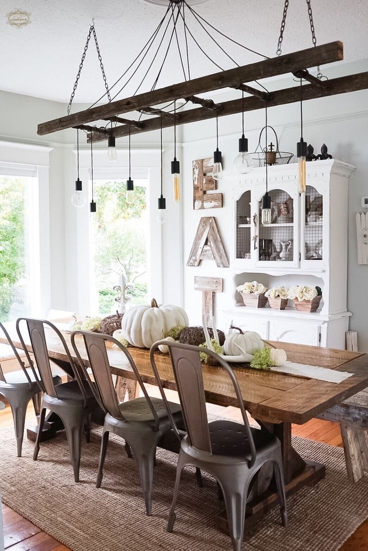 43 Farmhouse Dining Room Lighting Ideas to Brighten Up Your Space
