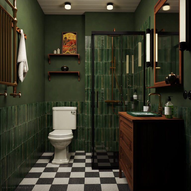 46 Stunning Green Bathroom Ideas to Inspire You