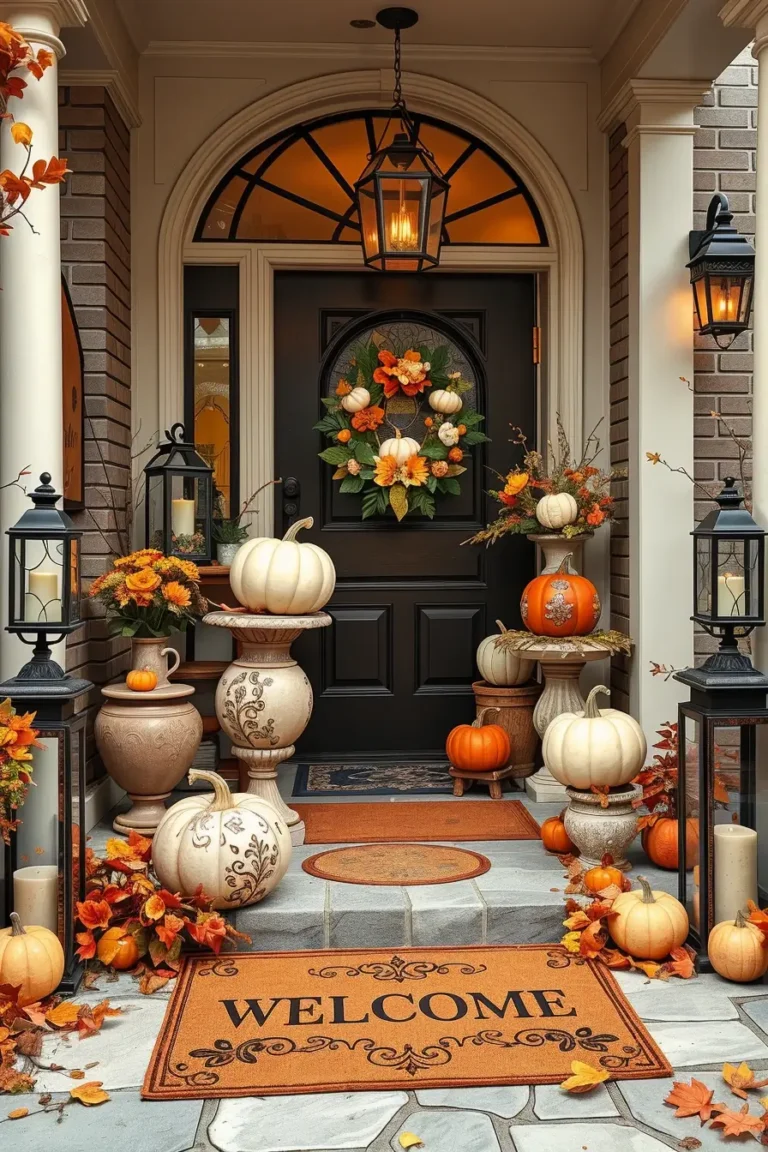 63 Fall Outdoor Decor Ideas 2025 to Transform Your Porch, Patio, or Garden This Season