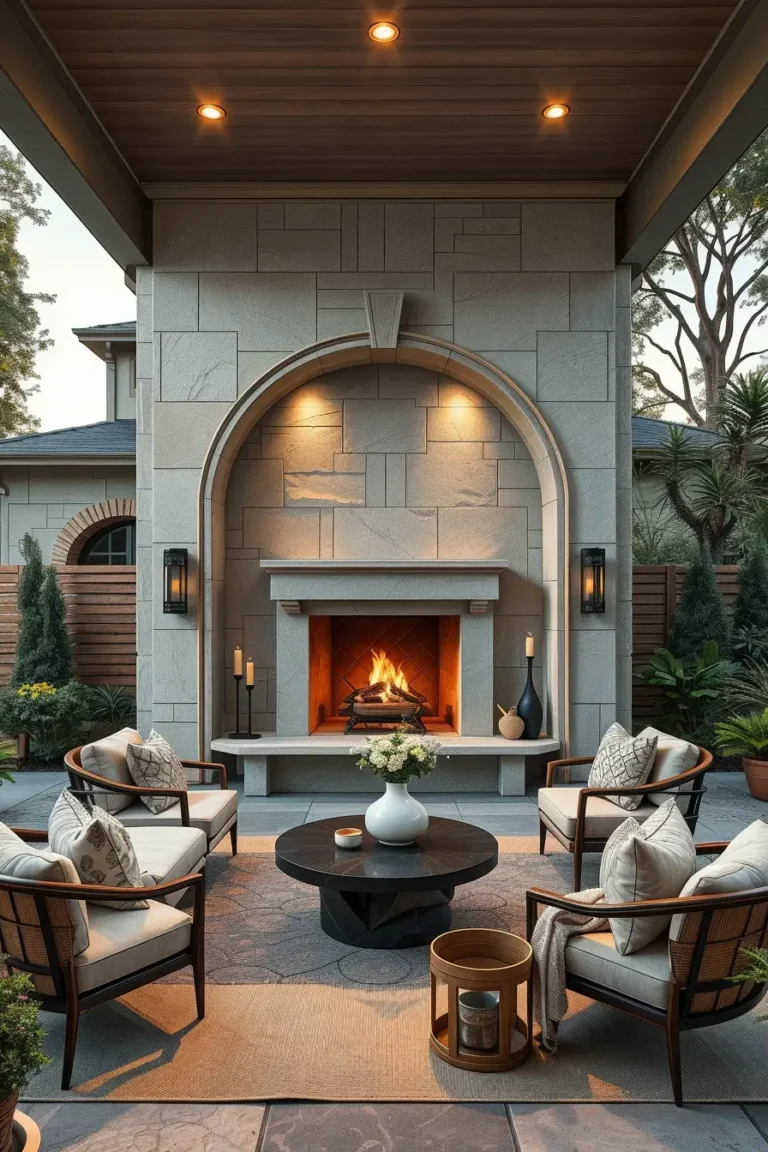 56 Outdoor Fireplace Ideas 2026: Creative, Stylish, And Unique Backyard Designs