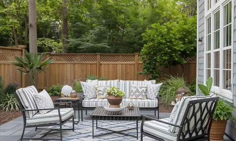 Backyard Patio Decorating Ideas That Turn Basic Slabs Into Outdoor Living Rooms