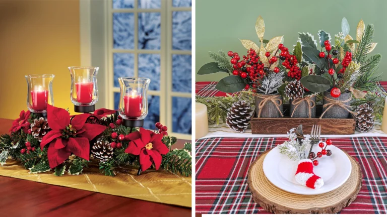 41 idées de centres de table à manger de Noël pour 2024