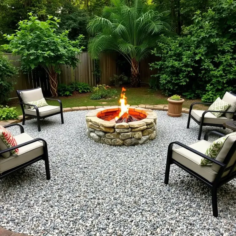 Gravel Fire Pit Ideas to Transform Your Backyard into a Cozy Retreat