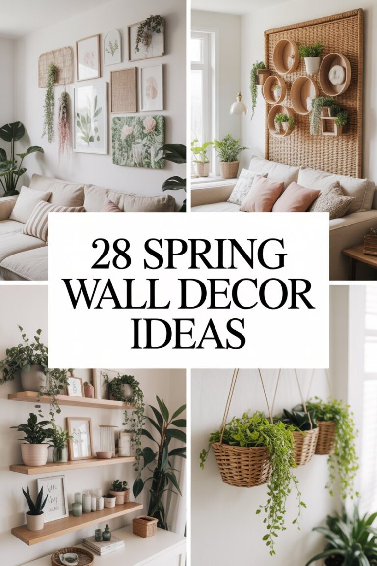 Spring Wall Decor Ideas: 28 Fresh & Cozy Ways to Brighten Your Home