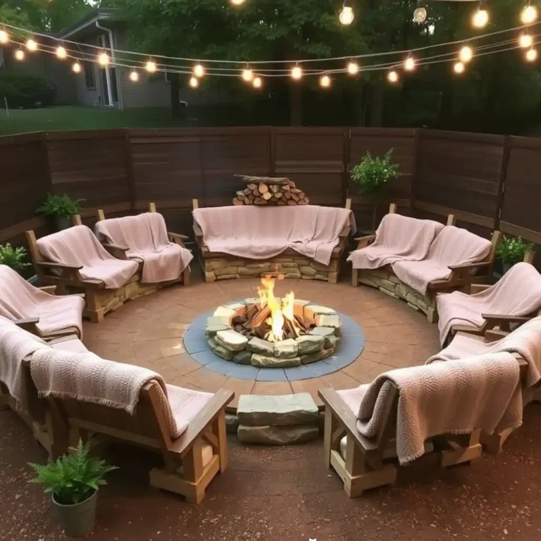 17 Sunken Fire Pit with Seating Ideas That Will Instantly Upgrade Your Backyard