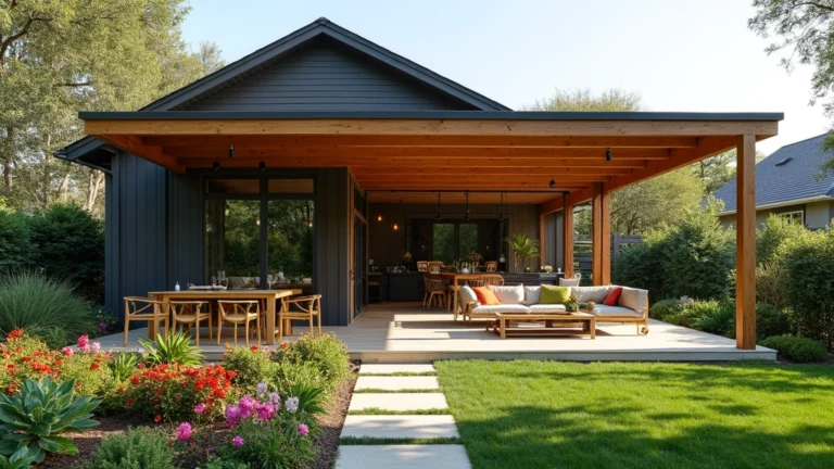 How to Transform Your Home with a Stylish Pergola Design Attached to the House