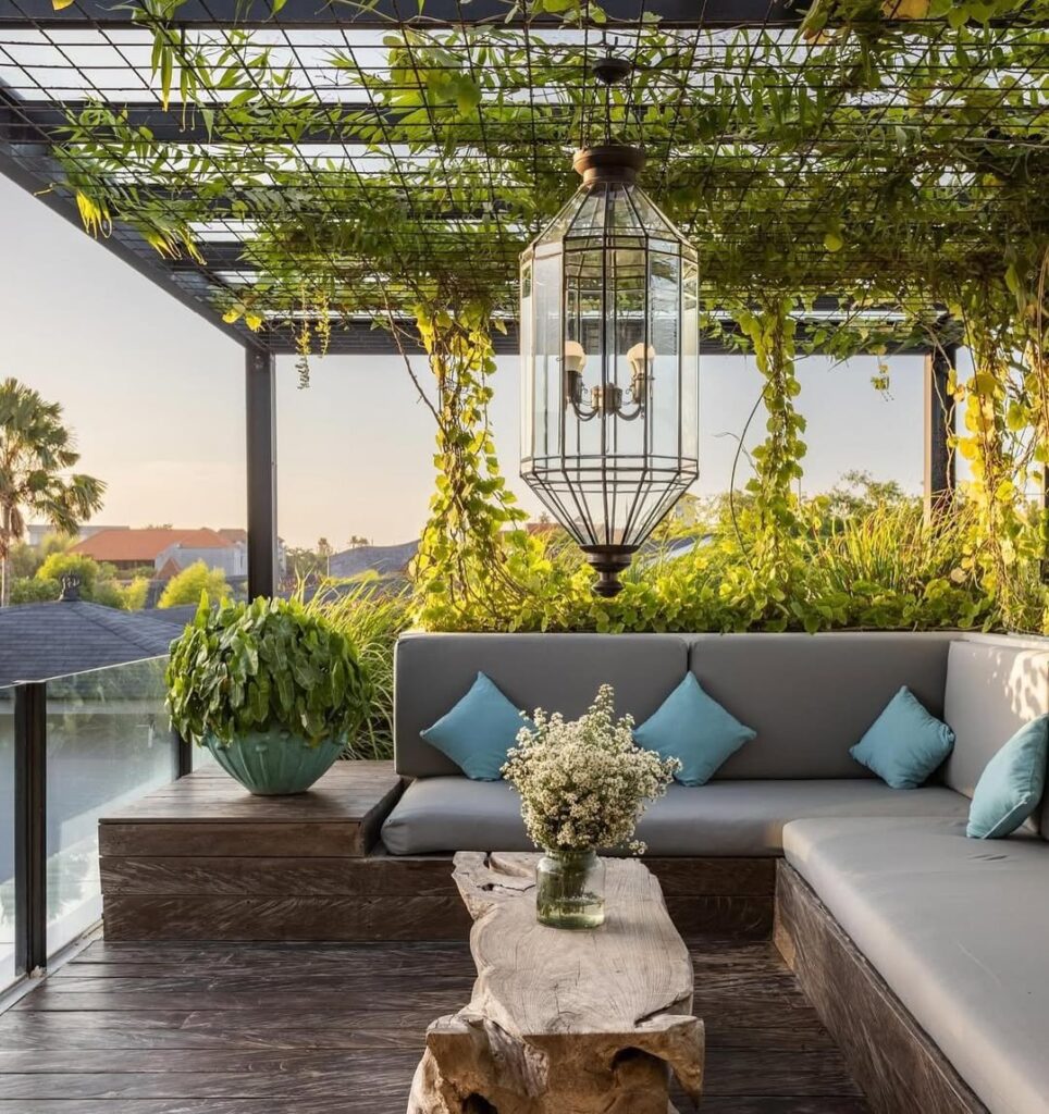 Wooden Pergolas with Roofs Artistic Statement