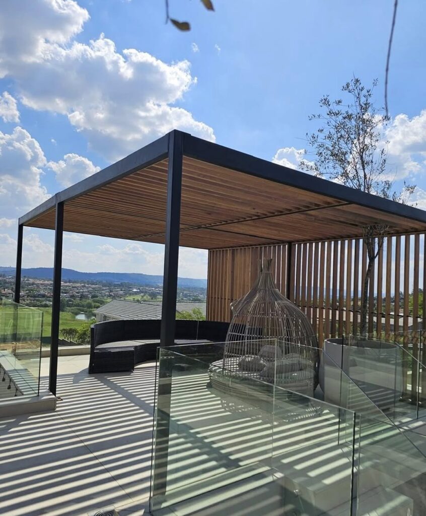 Wooden Pergolas with Roofs Contemporary Canopy