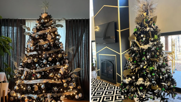 42 Trendy Black Christmas Tree Decoration Ideas to Try in 2024