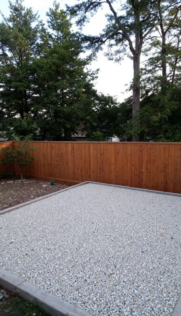 Jaw-Dropping Gravel Backyard Minimalist Gravel Oasis
