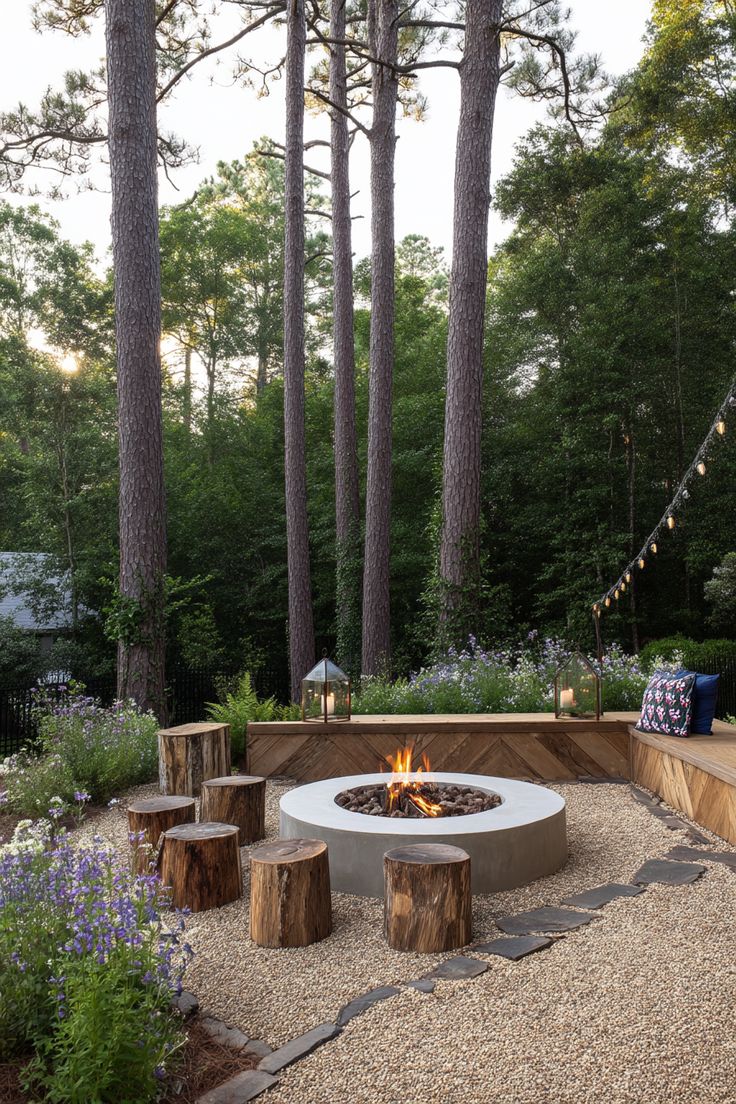 Jaw-Dropping Gravel Backyard Multi-Level Gravel Spaces