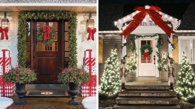 54 Stunning Porch Christmas Decorating Ideas for 2025