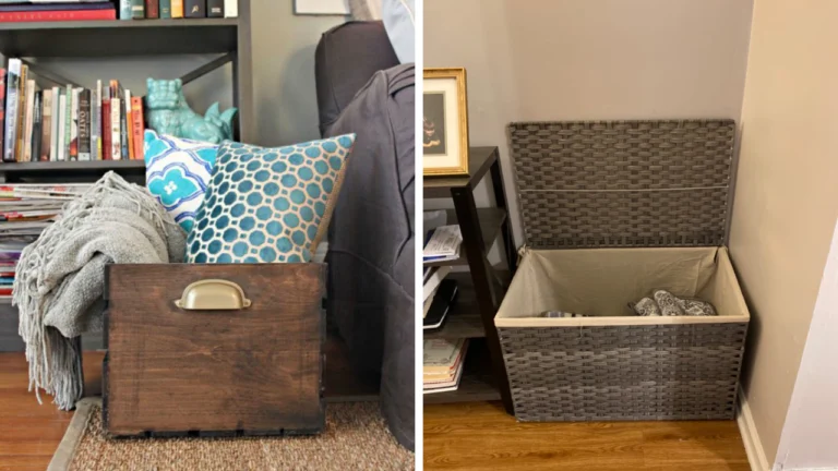 27 Brilliant Living Room Blanket Storage Ideas for Cozy Spaces