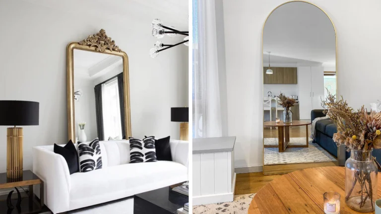 45 Trendy Living Room Mirror Ideas to Add Glamor
